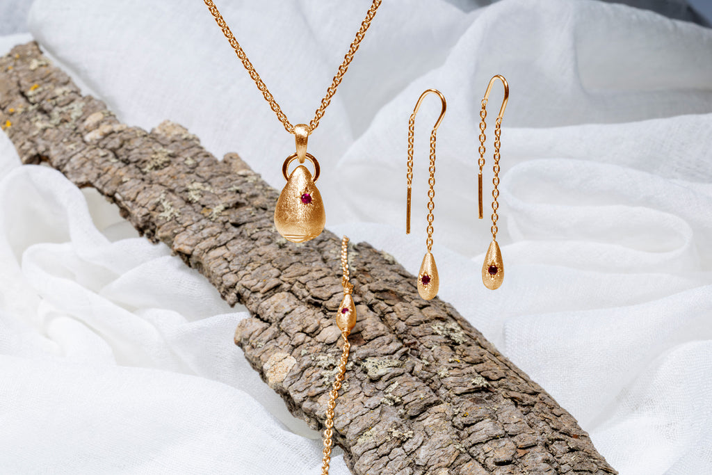 Friendship Drop-armbånd, 18 kt. Gull