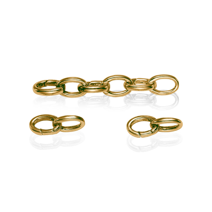 1 TuaMea Link, 18 kt. Gold for assembling bracelets