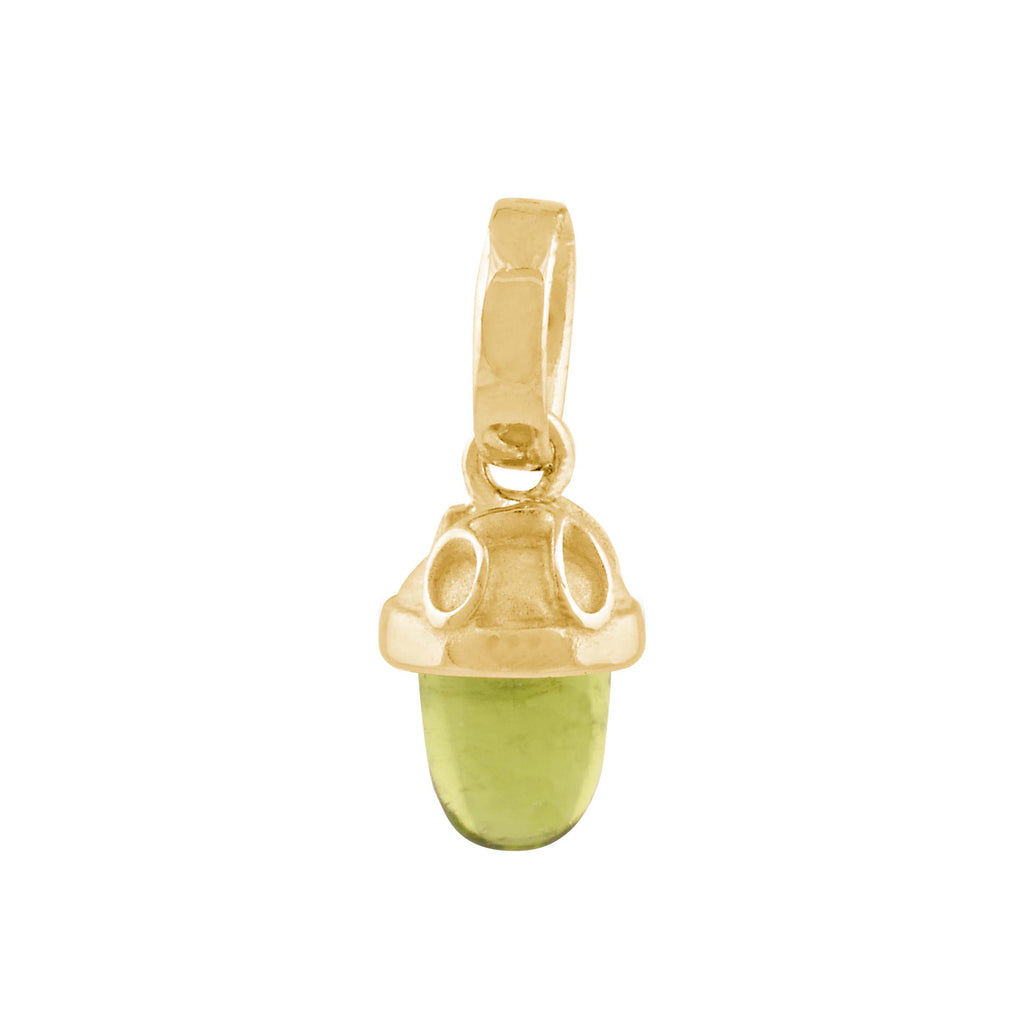 Lucky Drop Peridot, 18 kt. Guld