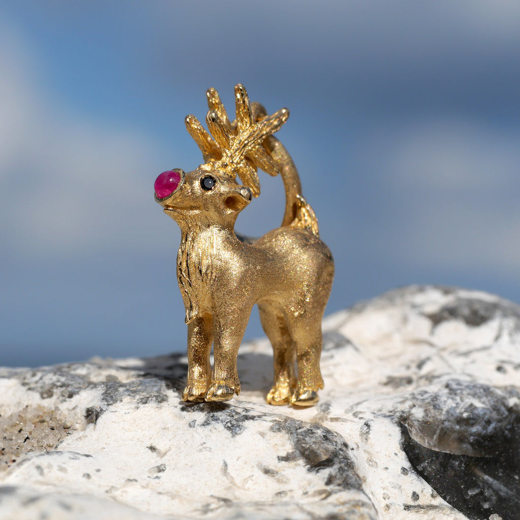 Rudolph, 18 kt. gold
