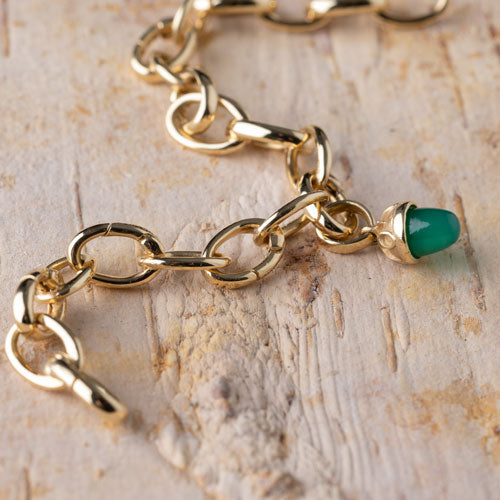 1 TuaMea Link, 18 kt. Gold for assembling bracelets